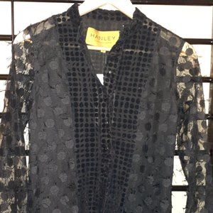 size o black blouse (NWT)